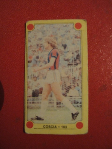 Figuritas Deportistas Coscia 103 San Lorenzo Año 1980