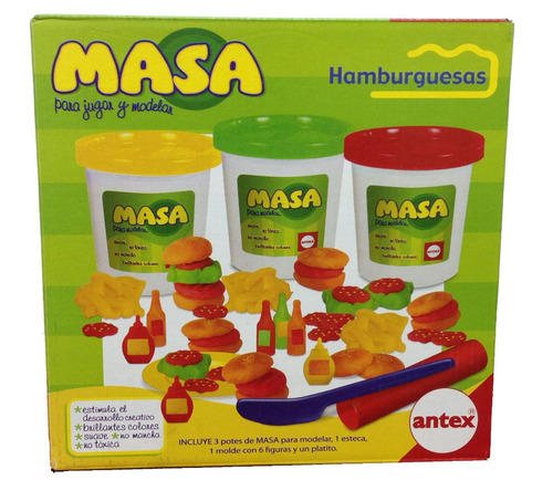 Masa Para Moldear Hamburguesas Antex Nuevo