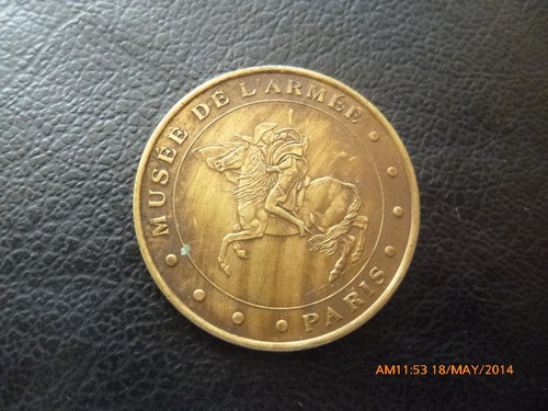 Medalla Oficial Del Museo Larmee Paris (700z