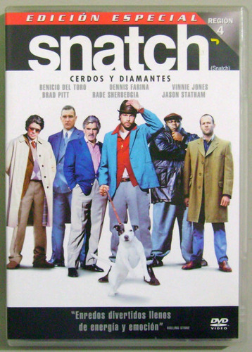 Dvd Snatch Cerdos Y Diamantes / Brad Pitt / Jason Statham