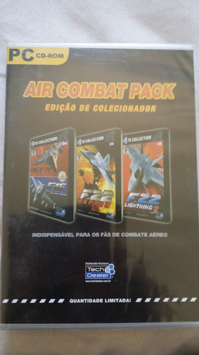 Air Combat Pack - F22 Raptor + Lightining 3 + Mig29 + F16 Pc