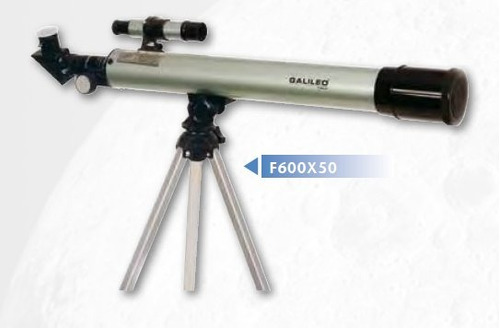 Imagen 4 de 5 de Telescopio Refractor Galileo Italy F600x50 Con Tripode