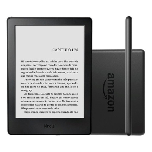 E-reader Amazon Kindle 8ª Geração Preto 4gb Tela Touchscreen