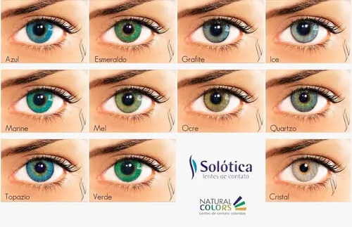 Lente De Contato Natural Colors Anual * Colorida Cosplay | Frete
