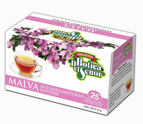 Té De Malva Botica Del Señor 25 Saquitos