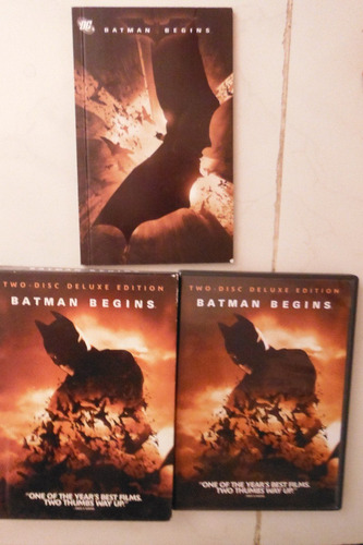Batman Begins Import Deluxe Edition Movie Con Comic
