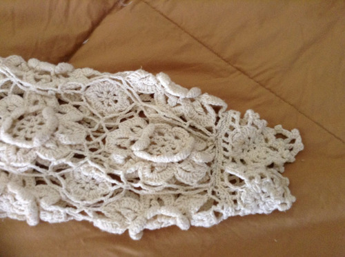 Tapado Tejido Crochet Natural