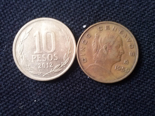 Moneda México Cinco Centavos Bronce 1959 (c31)