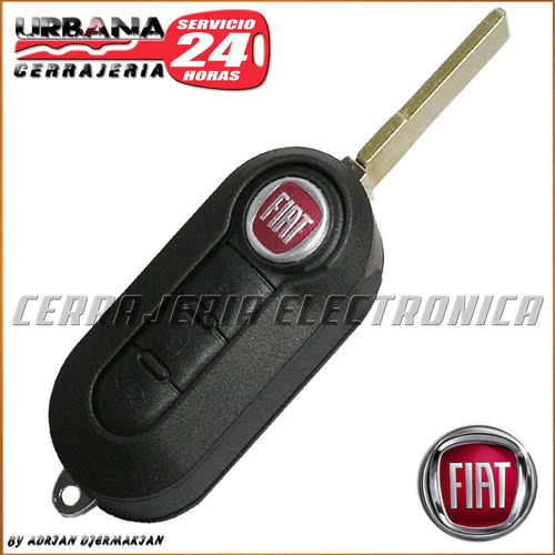 Carcasa Llave Fiat Gran Siena Codificada Cerrajeria Urbana