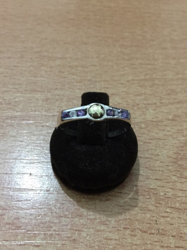 Anillo Sin Fin De Plata Y Oro