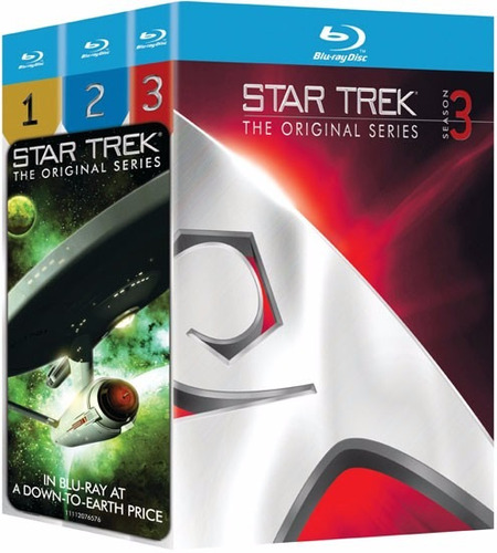 Blu Ray Star Trek Serie Original Temporadas 1.2.y 3 Completa