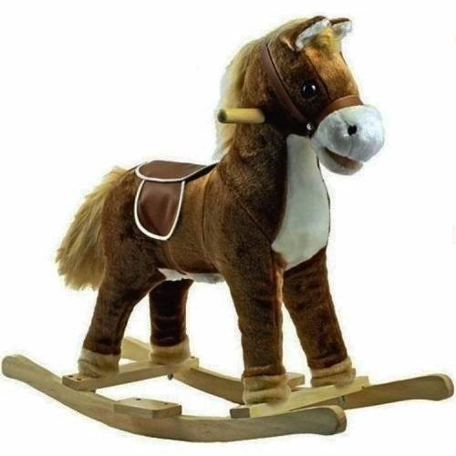 Caballo Mecedor De Peluche Para Nene Oferta Imperdible