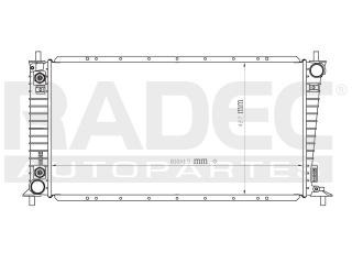 Radiador Ford F-150 1997-1998 V6/v8 4.2/4.6l Cuerda 1/2 Auto