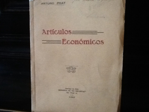 Artículos Económicos - Arturo Prat - 1933 - Muy Escaso