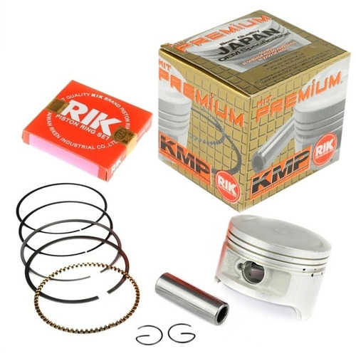 Kit Pistao C/ Aneis Rik Honda Nx 400cc Falcon Medida 0,25