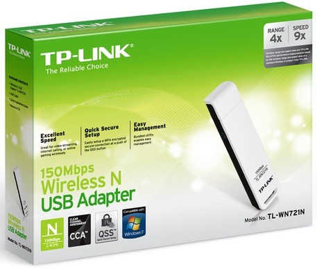 Adaptador Wireless Usb Tp-link Tl- Wn721n 150mbps #sp Retira