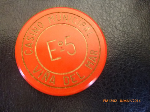 Ficha Casino De Viña Del Mar 5 Escudos (780z