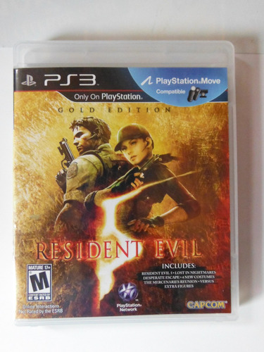 Ps3 Playstation Resident Evil 5 Gold Edition Videogame 