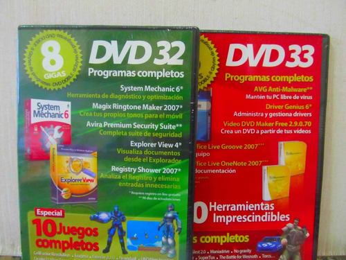 Dvds Informatica Programas Completos Nro 32 Y 33 Y Juegos
