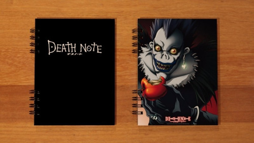 Imagen 1 de 6 de Death Note Cuaderno Anime Kira L Ryuk Misa Tamaño Carta
