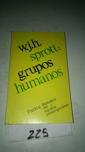 Grupos Humanos - W.j.h. Sprott