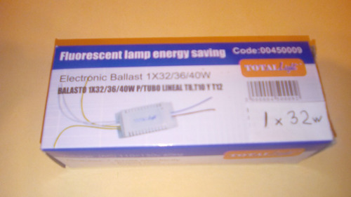 Balastro Electrónico 1x32 W - Total Light 1x32 C00450009