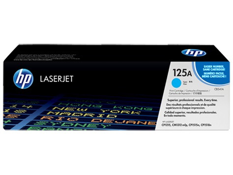 Toner Hp Ciano Cyan Cb541a 125a Original Novo