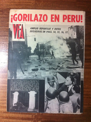 Revista Vea Nº 1532 10 Oct 1968- Gorilazo En Perú