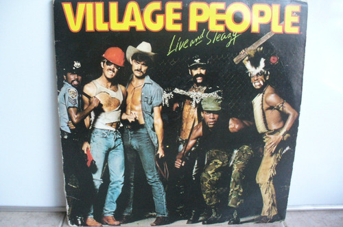 Lp Vinilo Village People Live And Sleazy Printed Usa 2lps