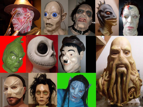 Máscaras De Látex ,famosos ,políticos, Cómics, Halloween.