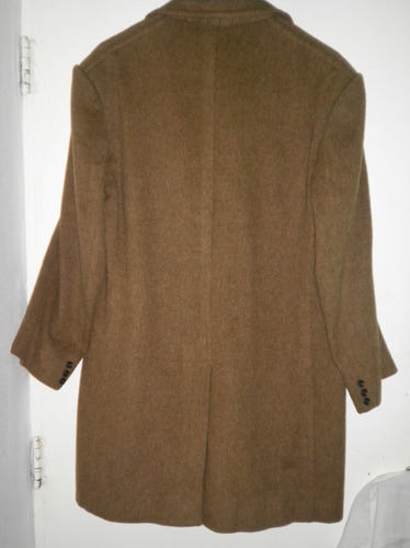 Sacon Blazer Abrigo Tapado Marron Dorado X L Imperdible