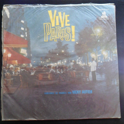 Lp Vive Paris! Canciones En Frances Por Vicky Autier