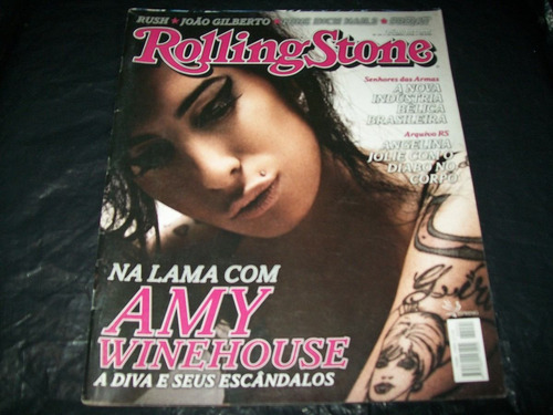 Rolling Stone N°24 - Amy Winehouse, Rush, Angelina Jolie.