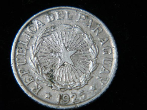 Moneda De Paraguay Un Peso Año 1925
