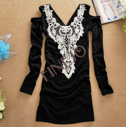 Imagem 5 de 6 de Mini Vestido Preto Importado Pronta Entrega No Brasil