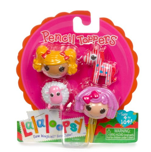 Lalaloopsy Ponteiras De Lápis 4 Peças - Importado.