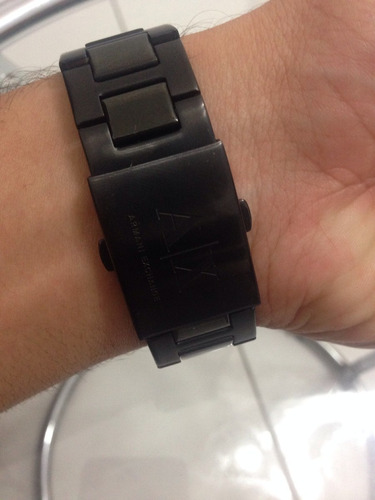 Relógio Armani Exchange Black - Novinho! Comprados Nos Eua