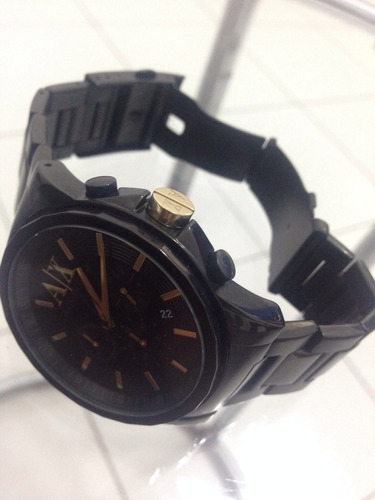 Relógio Armani Exchange Black - Novinho! Comprados Nos Eua