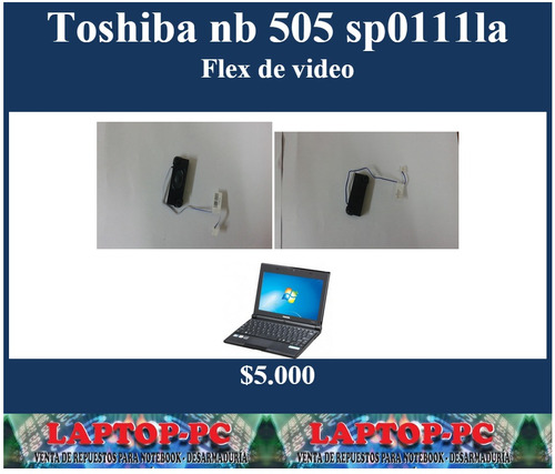 Parlantes Toshiba Nb505 Sp0111l