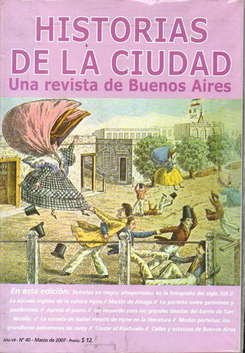 Revista Historias De La Ciudad 40 Marzo 2007 - Afroporteños