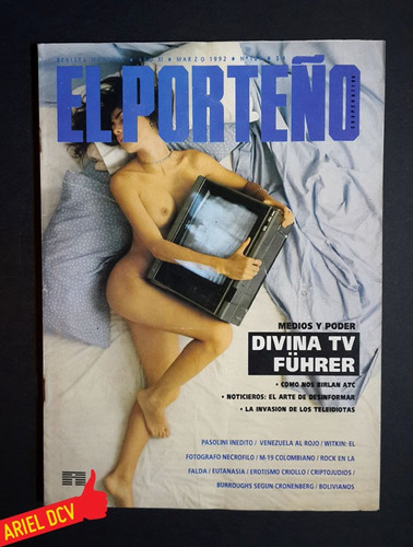 Revista El Porteño N°123 | Mar1992 | Medios Y Poder