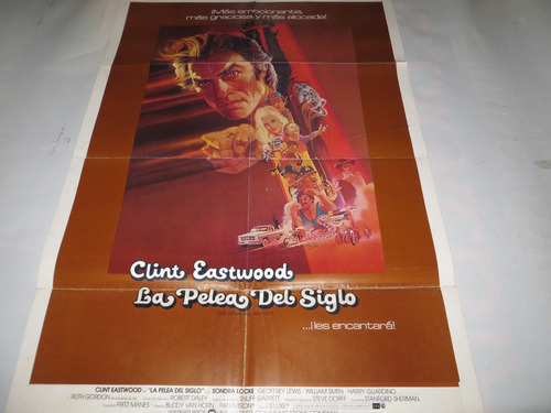 Poster Original De Cine  La Pelea Del Siglo