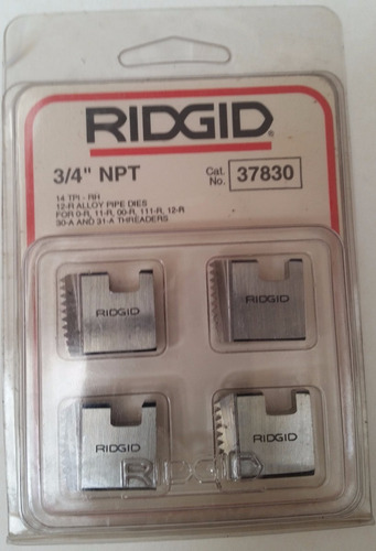 Dados Para Tarraja Ridgid 3/4 Npt Nuevos.100% Originales