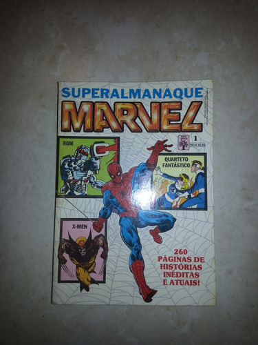 Revistinha Superalmanaque Marvel - Nº 1 E 2 -raridade