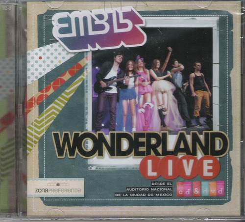 Em 315 Wonderland Live (pop Mexico) Cd Arg.