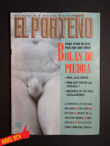 Revista El Porteño N°106 | Oct1990 | Bolas De Piedra | Irak