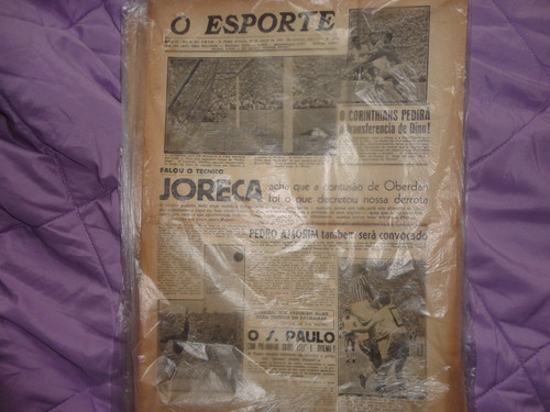 Jornal O Esporte 2603 De 1947 Taça Cidade De São Paulo