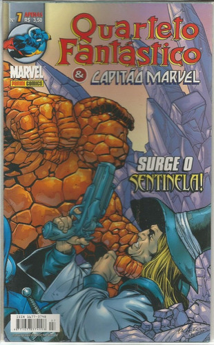 Quarteto Fantastico E Capitao Marvel 07 - Bonellihq Cx96 H19