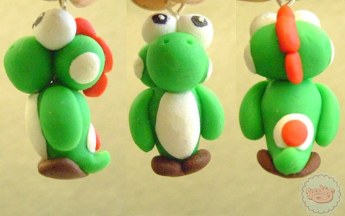 Aretes Yoshi De Mario Bros