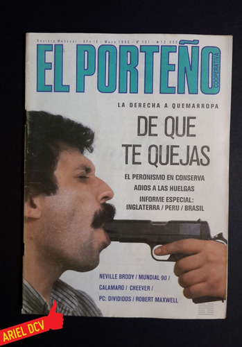 Revista El Porteño N°101 | May1990 | Derecha | Mudial 90